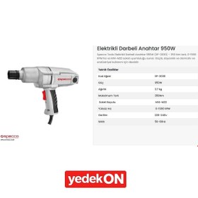 Resim Specco Darbeli Somun Sökme 900w 350nm Sp2030 