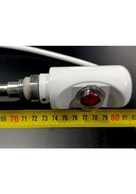 Resim Sern Havlupan Isıtıcı Rezistans 1000w Beyaz Renk On/off Hp03 Model 230v L:720mm 110cm Ttr Fişli 1/2'' Yarım Parmak 