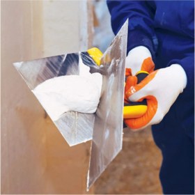 Resim Macun Küreği Ahşap Saplı Paslanmaz Çelik 20 cm 