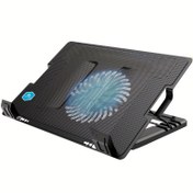 Resim 27.94-45.72 cm Geniş Fan Laptop Soğutma Standı Sessiz, Yükseklik Ayarlanabilir Güçlü Hava Akışlı Notebook Soğutucu 