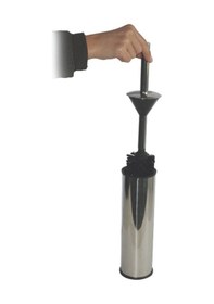 Resim Akıllı Kapaklı Klozet Tuvalet Fırçası 