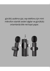 Resim Küçük Boyutlu Mikrofon - 8 Saat Kullanım 