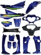 Resim J-cub Çelik Kaporta Mavi Far + Stop 