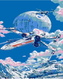 Resim wombhobby starwars rebellion starwars Sayılarla Boyama Seti 80X100 Cm Çerçevesiz RULO ( Kasnaksız ) 