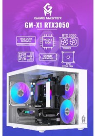 Resim Game Master GM-X1 R5-5500 16 GB 512 GB M2 6 GB RTX3050 Free Dos Masaüstü Oyuncu Bilgisayarı 