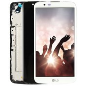 Resim Lg K10 Tvli K430Dsy Lcd Ekran Dokunmatik Beyaz Çıtalı 
