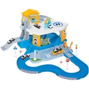 Resim Dede 2 Katlı Polis Garaj Set ve Mega Pist 03348 