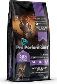Resim Pro Performance MotherBaby Kuzulu ve Pirinçli Anne ve Yavru Kedi Maması 15 Kg 
