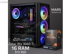 Resim İkinci El Ryzen 5 5500 16/512 Rtx 3060 Temiz Sorunsuz 