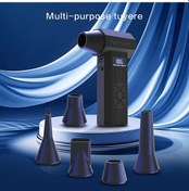 Resim Willowhaven 120.000 Rpm Taşınabilir Turbo Fan - Kablosuz El Tipi Usb-c Şarj 4 Hız Siyah 