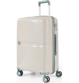 Resim Ççs 5239 Polipropilen Büyük Boy Valiz Beyaz-mavi 