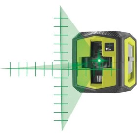 Resim Normadia Çapraz Lazer Metre Profesyonel 15 Metre Yeşil, Hassas Ölçüm Aracı 