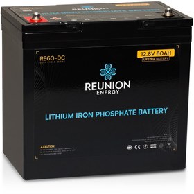 Resim Reunion Energy 12v 60 Amper Lityum Akü Lifepo4 