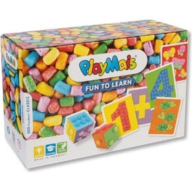 Resim Playmais Fun To Learn Numbers El İşi Seti, 3 Yaşından Büyük Çocuklar İçin, Motor Becerileri Oyuncağı, 550 Adet Ve 14 Motif Şablonu, El İşi İçin, Yaratıcılığı Ve İnce Motor Becerilerini Teşvik Eder 