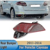 Resim Porsche Cayenne 2011-2014 İçin Araba Arka Tampon Işık Kapağı Arka Sis Lambası Reflektörü 95863110500 95863110600 Arka Sinyal Lambası Sağ 