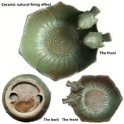 Resim Fochsia Masaüstü Kuş Banyolu Bahçe Besleyici, Yaban Kuşları Ve Sincap Yemliği Bahçe Balkon Dekor 