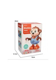 Resim Can Ali Toys Kutuda Pilli Işıklı Dans Eden Maymun Çok Renkli 
