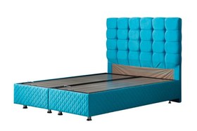 Resim DUKE NEW BAZA VE BAŞLIK SETİ, TURKUAZ, 160X200 