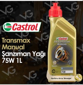 Resim Castrol Transmax Manual Fe 75W Şanzıman Yağı 1 L 