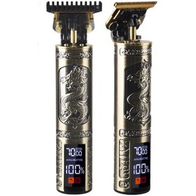 Resim Bintech Vintage T9 LCD Ekranlı Saç Sakal Düzeltme Makinesi 