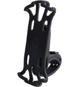 Resim Reedark 360 Dönebilen Bisiklet Ve Motosiklet Telefon Tutucu - Evrensel Silikon Kılıf 4.0-6.7" Tüm Telefonlar İçin Siyah 