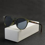 Resim Retro Tarz Oval Moda Gözlükler Pirinç Süslemeli, Küçük Yüzler İçin - Partiler ve Müzik Festivalleri İçin Mükemmel. Dayanıklı PC Çerçeve ve Lensler 