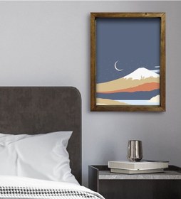 Resim Bk Gift Yatak Odası Konseptli Doğal Masif Ahşap Çerçeveli Tablo 4 (551112129) 