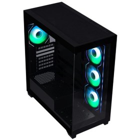 Resim Bitfenix Cube Premium 750w 80+ Bronze Tempered Glass Argb Usb 3.0 Mesh Atx Siyah Kasa 