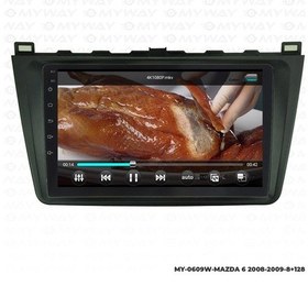 Resim Araç Multimedya Mazda 6 Android 12 Carplay 4gb Ram + 64gb Hdd 2008-2009 Navigasyon Ekran Myw 9" 