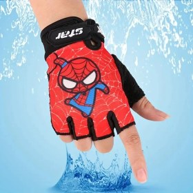 Resim Bga Çocuk Eldiveni Bisiklet Paten Spor Outdoor Kamp Eldiveni 