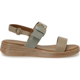 Resim Polaris 325067.z 5fx Olive Kadın Dolgu Topuk Sandalet 000000000101985490 Yeşil 