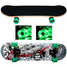 Resim Avessa No:1 Işıklı Silikon Teker Kaykay 