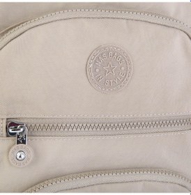 Resim Nas Bag Unisex Su İtici Özellik Kazandırılmış Çok Gözlü Büyük Boy Sırt Çantası Vizon 