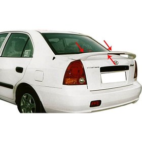 Resim Hyundai Accent Admire Işıklı Spoiler Boyalı 