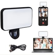 Resim Cep Telefonu | Bilgisayar Dolgu Işığı | Taşınabilir Mini Klips Işığı | Şarj Edilebilir LED Notebook Işığı, Üç Ayarlanabilir Aydınlatma Modu ile, Type-C Şarj Portu Dahil, Tüm Telefon Modelleri, Dizüstü Bilgisayarlar ve Kameralar için Uygun, Video Çekimi ve Zoom Toplantıları için Kullanılır. Siyah/Mor/Pembe Renklerde Mevcuttur 