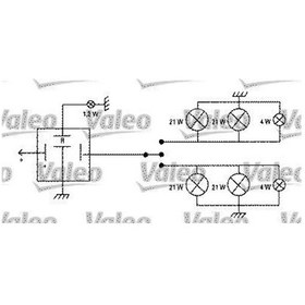 Resim VALEO 641426 FLASÖR R9 R11 SİYAH 12V 21W 