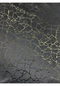 Resim Mza Varak Desenli Astarlı Döşemelik Kumaş Gri 