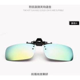 Resim Betty Becky Aoron Yeni Polarize Klip Miyop Klip Güneş Gözlüğü Güneş Gözlüğü Ve Moda Renkli Film Klibi B399 Açabilir (Yurt Dışından) 