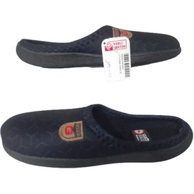 Resim Gezer Erkek Siyah Çizgili Ultra Hafif Günlük Ev İçi Terlik 