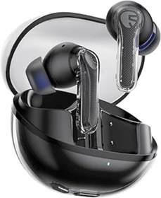 Resim Qedii Soundpeats Clear Siyah Bluetooth Kulaklık, Kablosuz Kulak Içi Kulaklık, Bluetooth 5.3, 40 Saat Oyna 