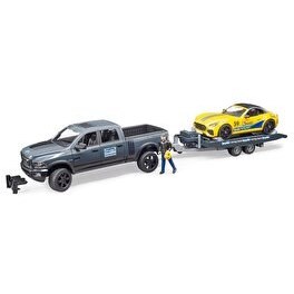 Resim Bruder Ram Pickup ve Roadster Yarış Arabası 