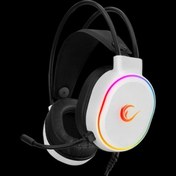Resim Rampage Rogue Beyaz Usb 7.1 Surround Rgb Ledli Gaming Oyuncu Mikrofonlu Kulaklık 