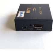 Resim Beek Hdmı Rca Video (GÖRÜNTÜ) &amp; Audio (SES) Sinyal Çeviricisi, 1 X Hdmı Giriş, 1 X Mini Usb Gir 