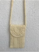 Resim Parla Life El Örgüsü Makrome Telefon Cüzdan Çantası 12x20 Cm 