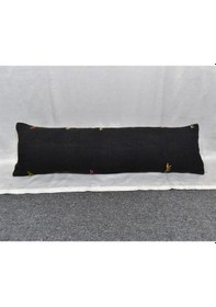 Resim Zehra Abla Halı Yeni El Dokuma Dekoratif Lumbar Kilim Kırlent Yastık Kılıfı 6686 Çok Renkli 