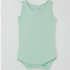 Resim Breeze Erkek Bebek Çıtçıtlı Atlet Zıbın Body Basic 9 Ay-3 Yaş, Su Yeşili Su Yeşili 