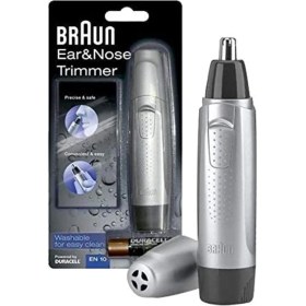 Resim Yüksek Performanslı Kulak ve Burun Tüy Alma Cihazı, Dairesel Bıçaklı, Çekmeden Kullanım 