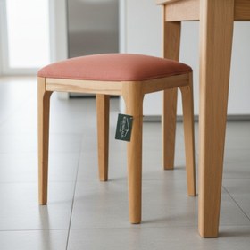 Resim Soft Bench, Ahşap Ayaklı Mutfak Bankı - 40x40 