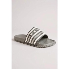 Resim Alb 10250 Çizgili Sport Erkek Plaj Havuz Bahçe Yazlık Sokak Terliği 