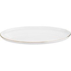 Resim Leggno Chester Gold Küçük Kayık Tabak 26cm 